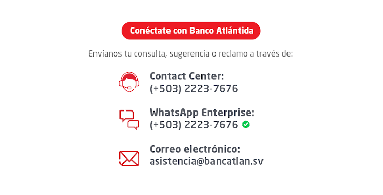 Conécta con Banco Atlántida